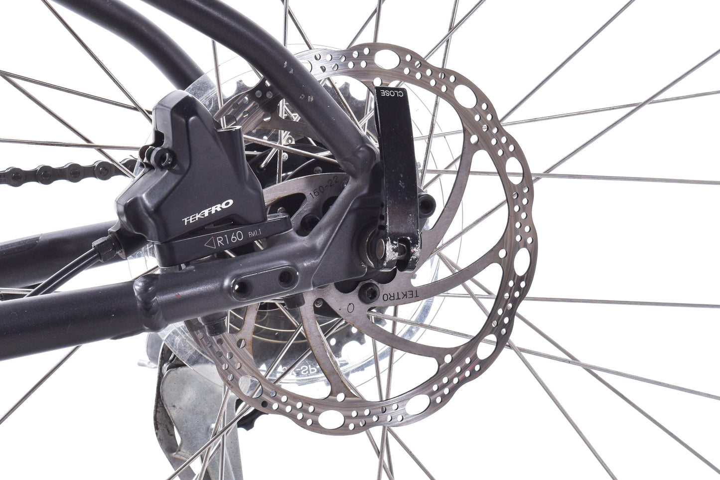 USED Trek FX 2 Small Hybrid Bike Hydraulic Disc Brakes Black Shimano 3x8 Speed