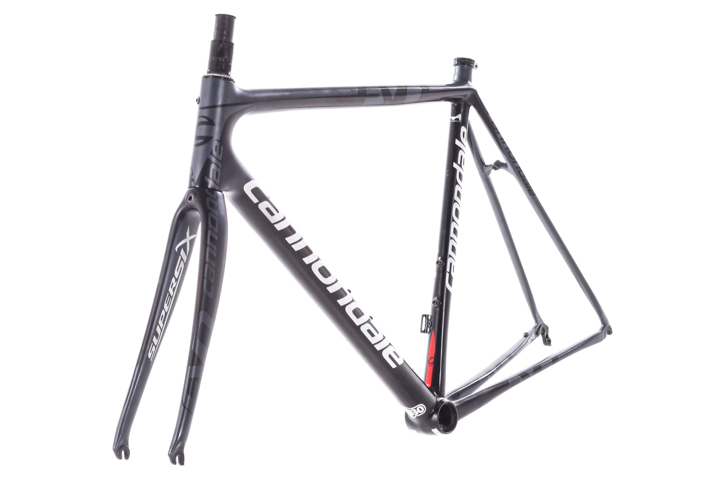USED 2013 Cannondale Supersix Evo Hi Mod 56cm Carbon Road Bike Frame Black