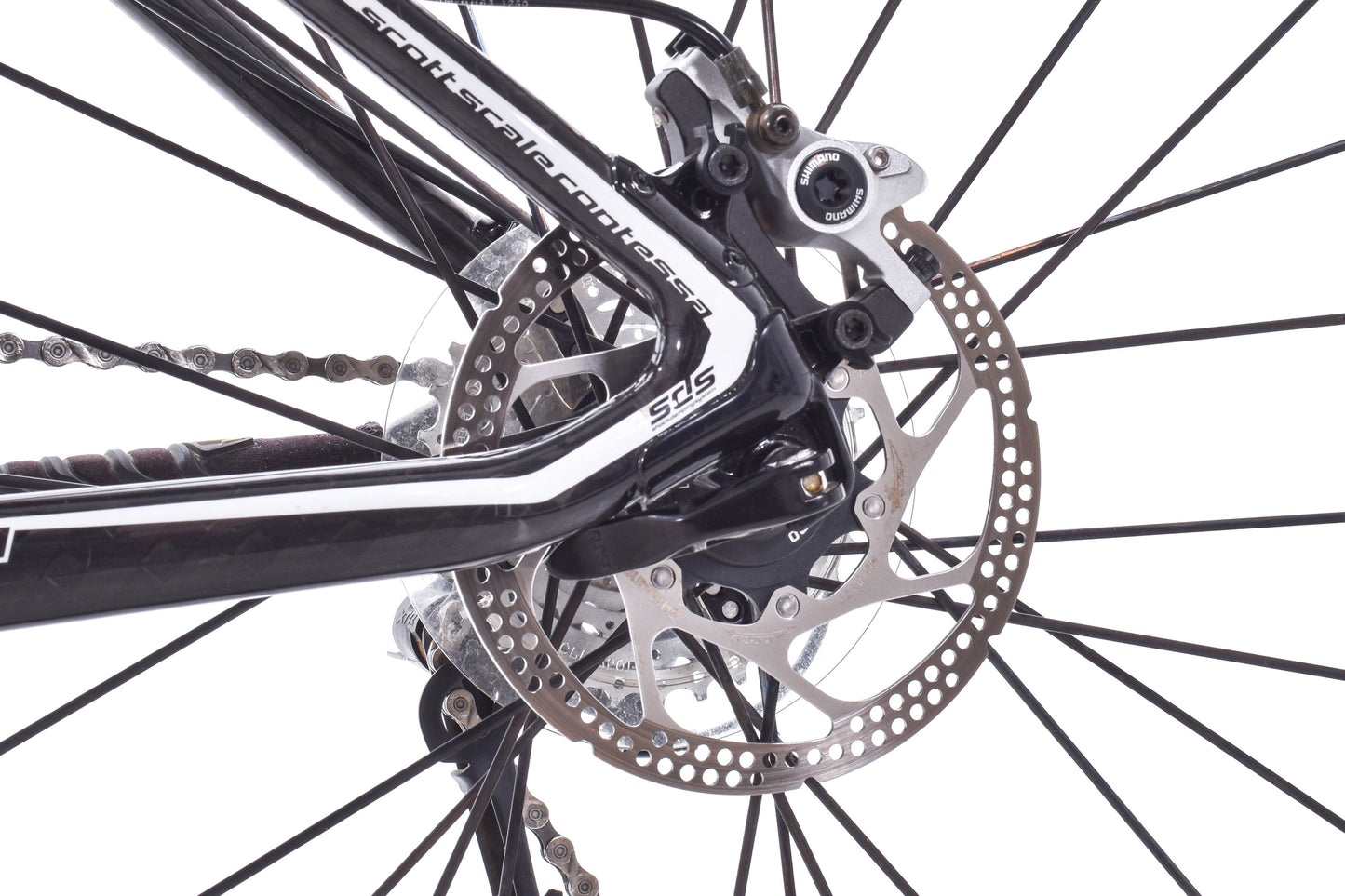 USED Scott Scale Contessa Carbon Mountain Bike Hardtail Small 3x9 Shimano XTR/XT