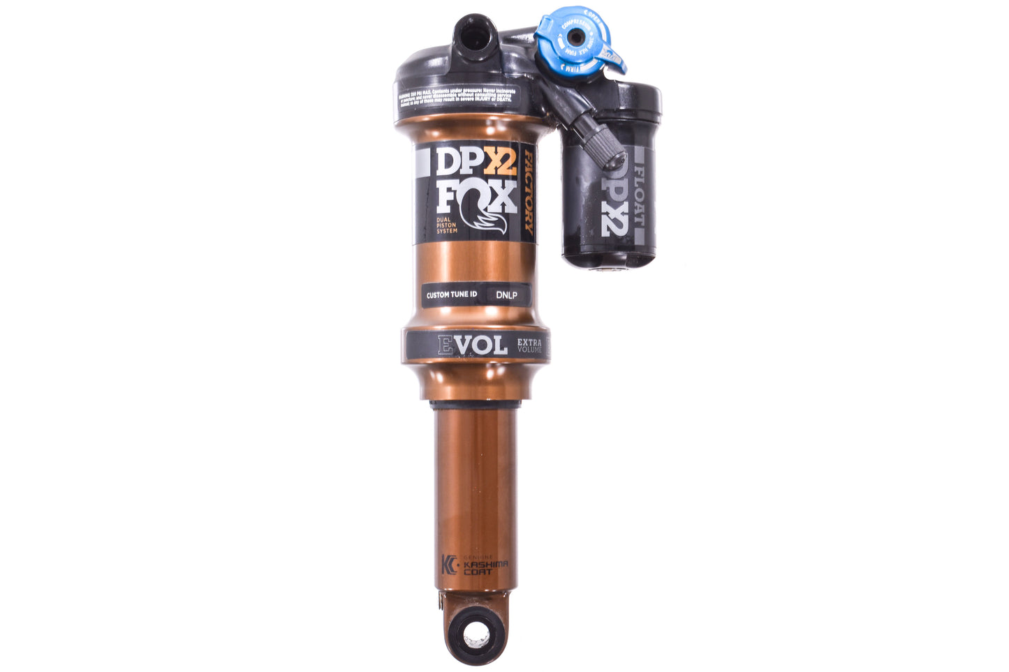 USED Fox Float DPX2 EVOL Rear Shock Kashima 185x55 Trunnion Mount