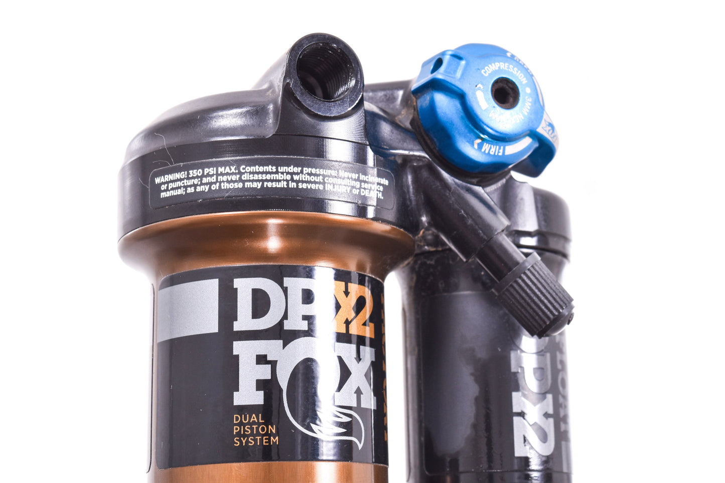 USED Fox Float DPX2 EVOL Rear Shock Kashima 185x55 Trunnion Mount