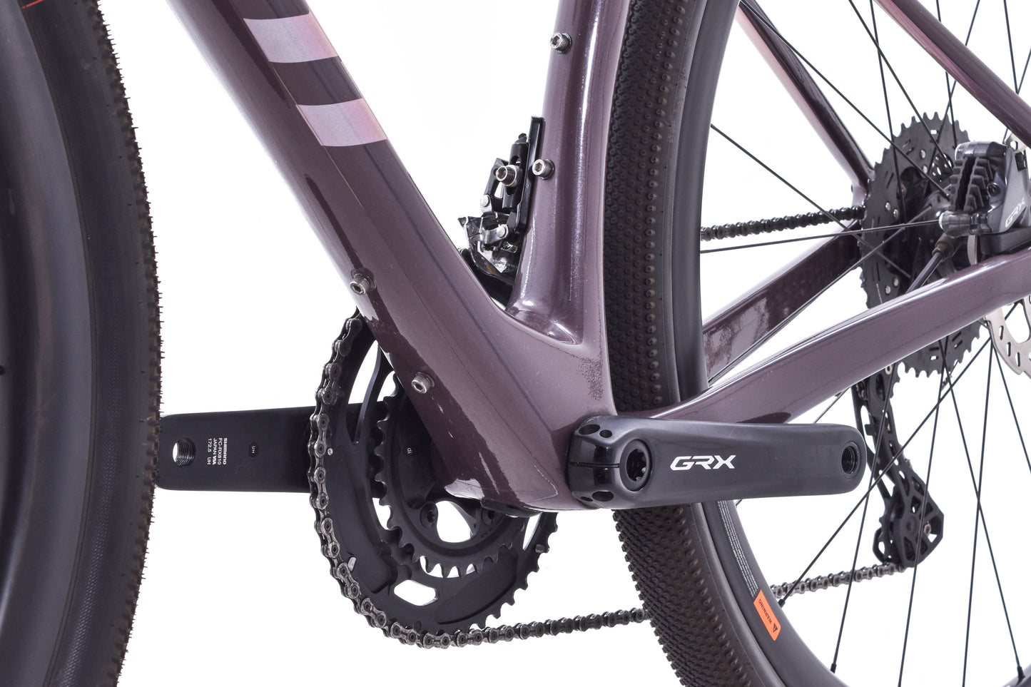 USED 2024 Giant Revolt Advanced 0 Medium Gravel Bike Shimano GRX 2x11 w/ Carbon Wheels Charcoal Plum