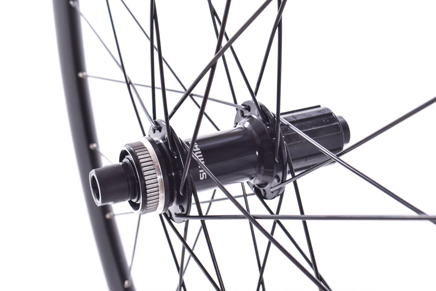 USED Shimano Alloy Tubeless Road Wheelset 700C CL Disc HG 11 speed 12mm Thu Axle