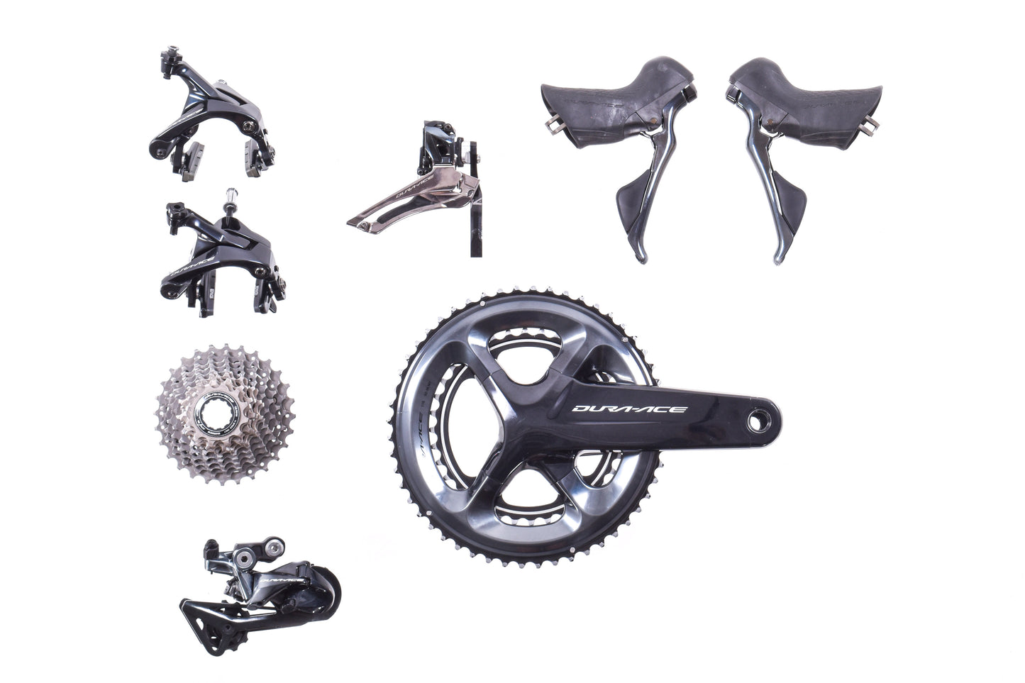 USED Shimano Dura-Ace R9100 2x11 Mechanical Rim Brake Road Groupset 172.5 52/36t