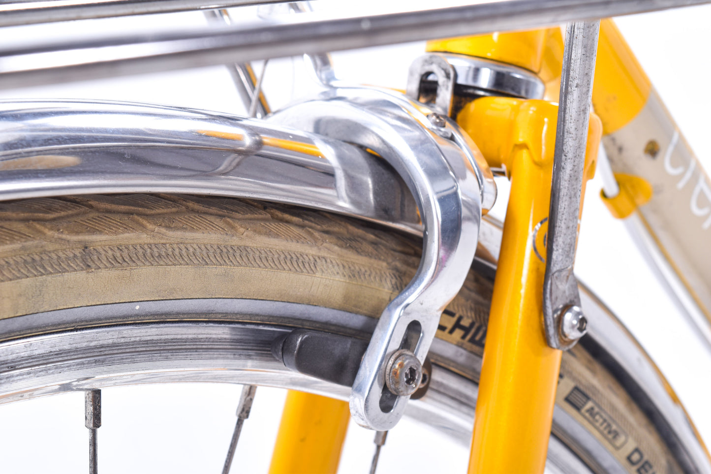 USED Creme Cycles Caferacer Lady Uno Small/Med Mixte Urban Cruiser 3 speed Bike Yellow
