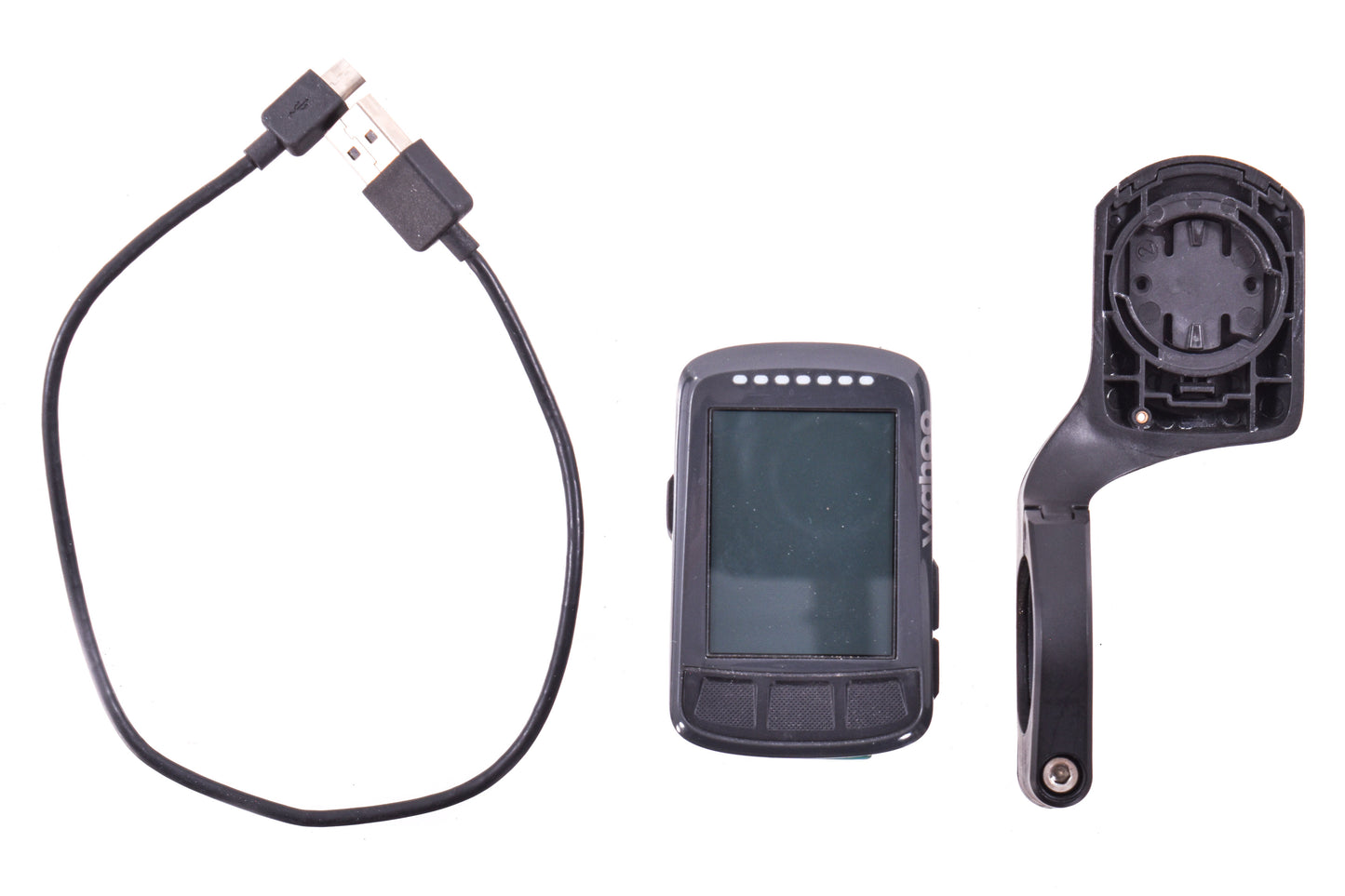 USED Wahoo ELEMNT BOLT V1 WFCC3 GPS Cycling Computer w/ Out Front Mount