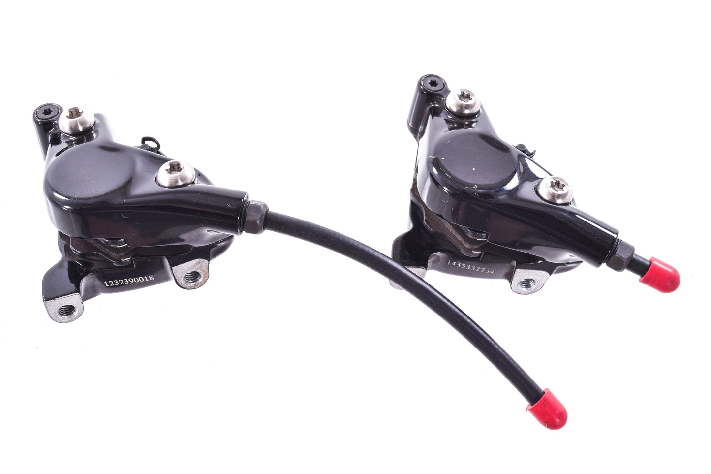 USED SRAM Rival AXS D1 Flat Mount Hydraulic Brake Calipers w/ 160mm Paceline Center Lock Rotors (1)