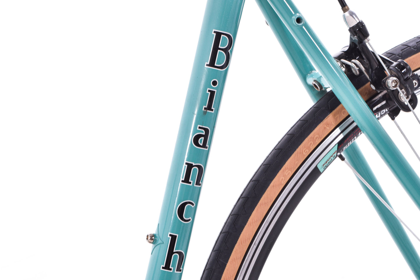USED Bianchi Vigorelli 53cm Reynolds 631 Steel Road Bike Shimano 2x8 speed Rim Brake Celeste