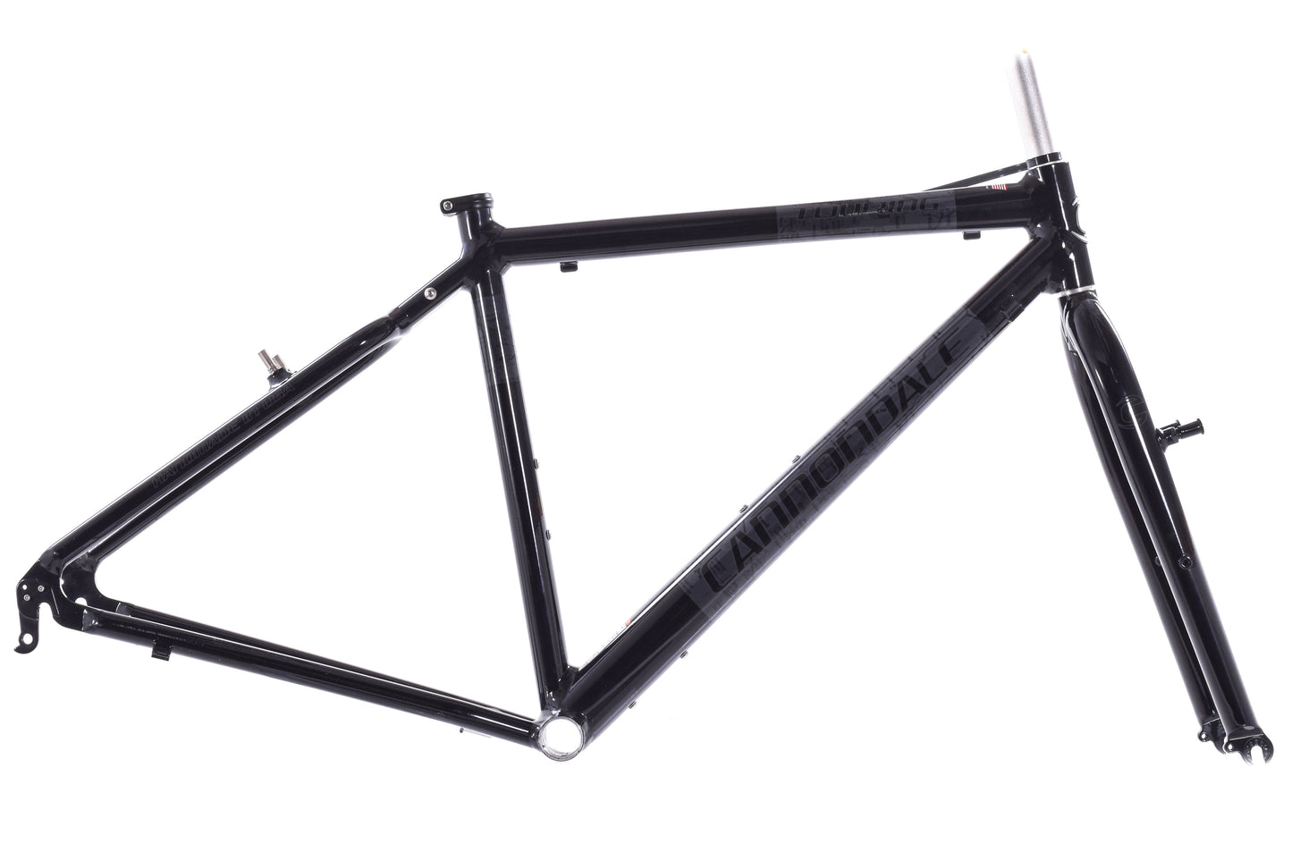 NEW Old Stock Cannondale Small Touring Frame Aluminum Canti/V-Brake Handmade in USA Black