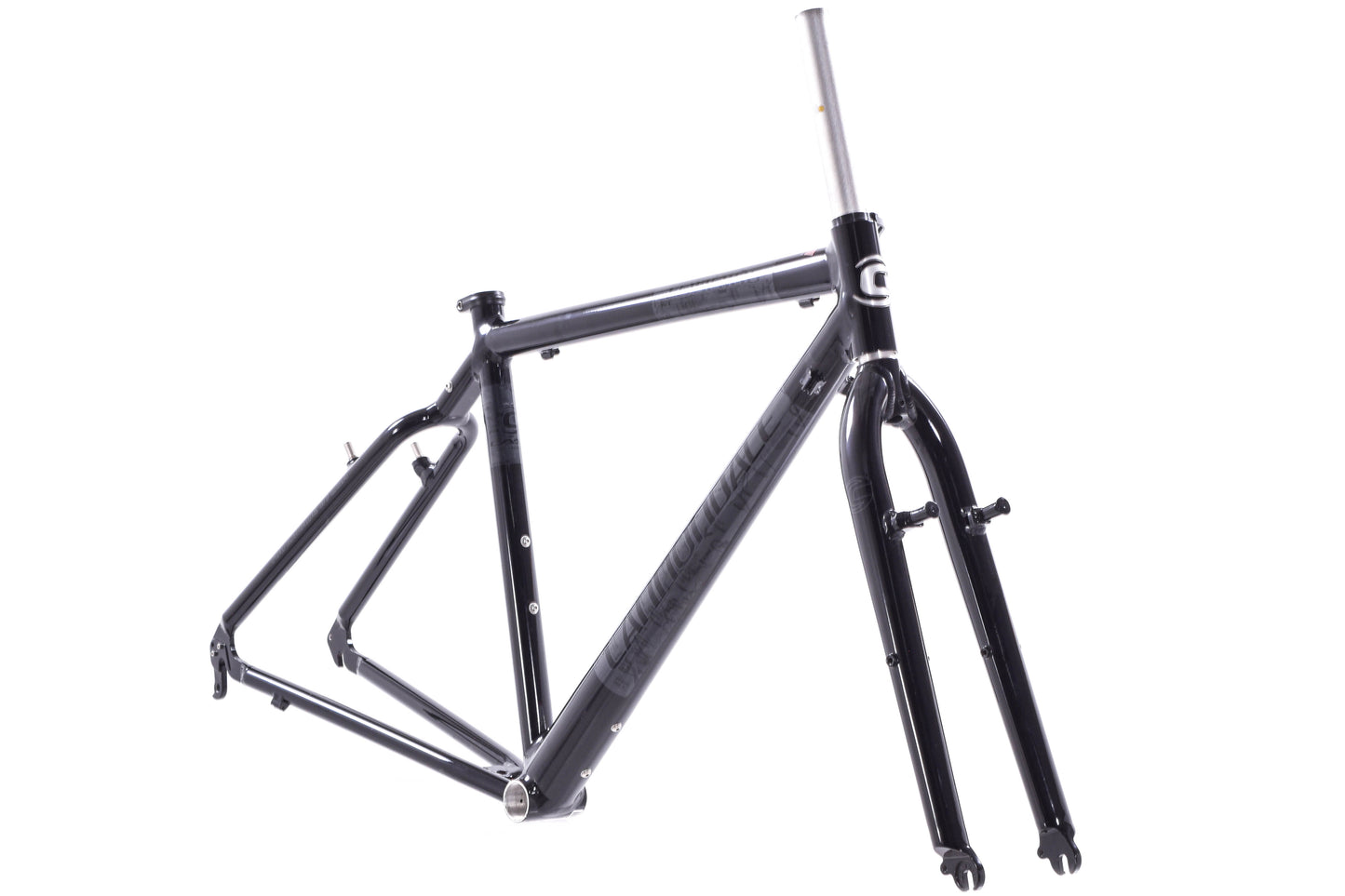 NEW Old Stock Cannondale Small Touring Frame Aluminum Canti/V-Brake Handmade in USA Black