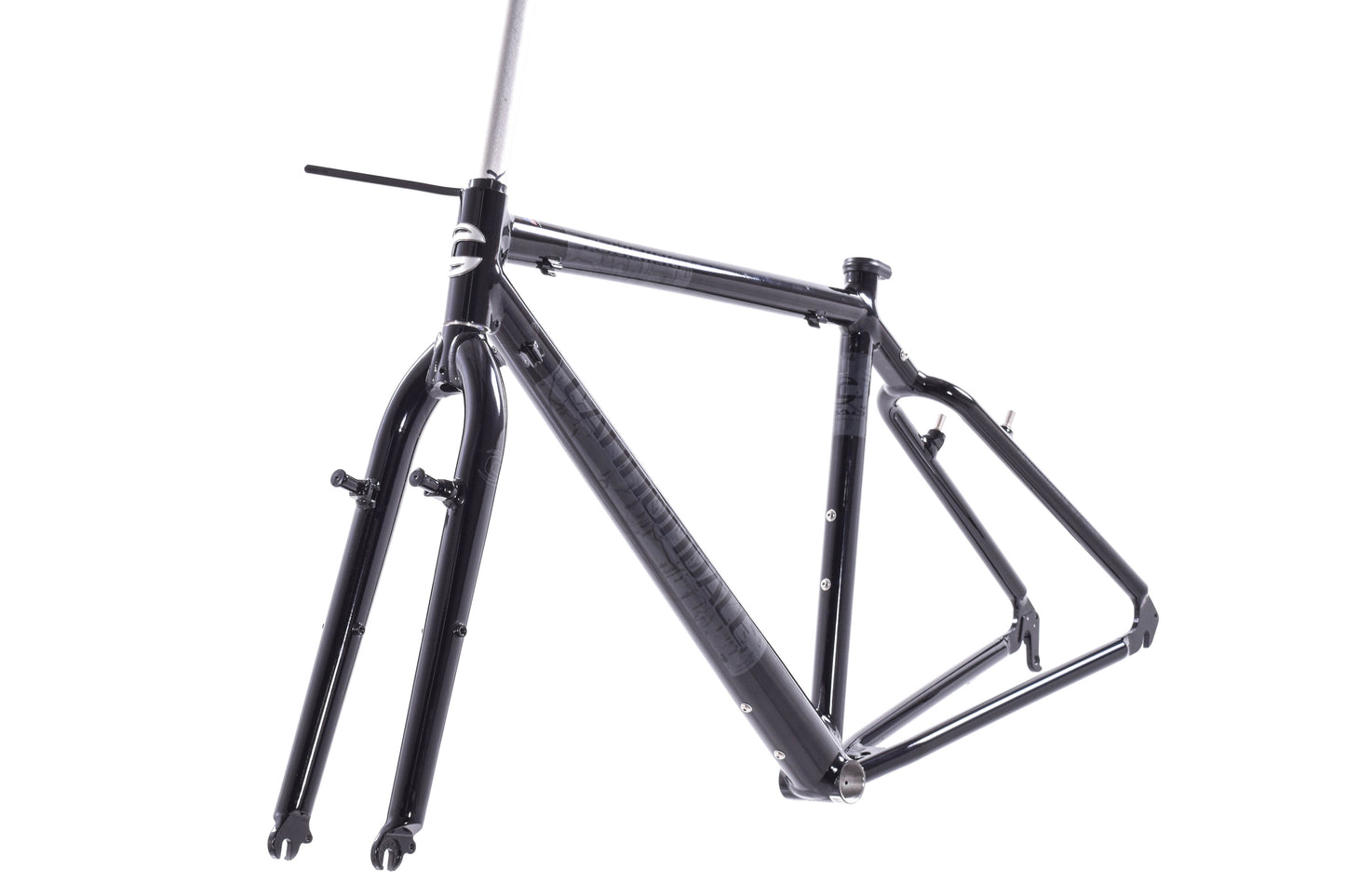 NEW Old Stock Cannondale Small Touring Frame Aluminum Canti/V-Brake Handmade in USA Black
