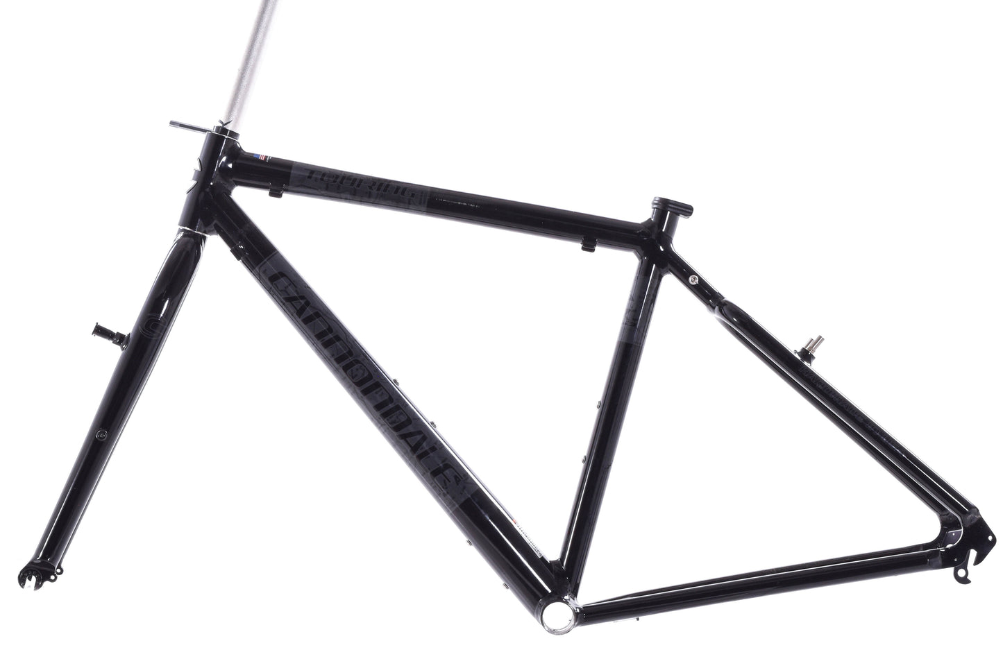 NEW Old Stock Cannondale Small Touring Frame Aluminum Canti/V-Brake Handmade in USA Black