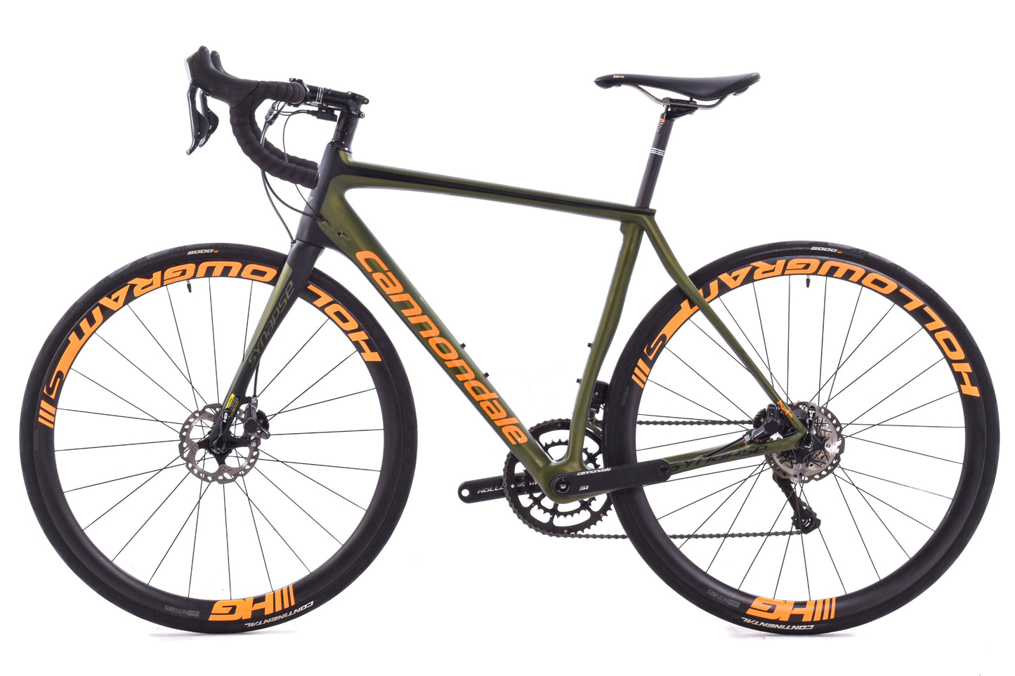 USED 2017 Cannondale Synapse Hi-MOD Disc Ultegra Di2 54cm 2x11 Speed Carbon Road Bike