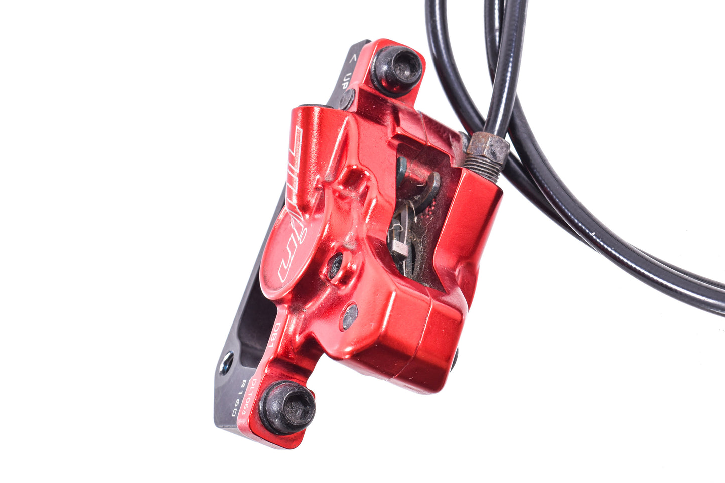 USED Juin Tech DB1 Hydraulic Disc Brake Front & Rear Set Post Mount Red