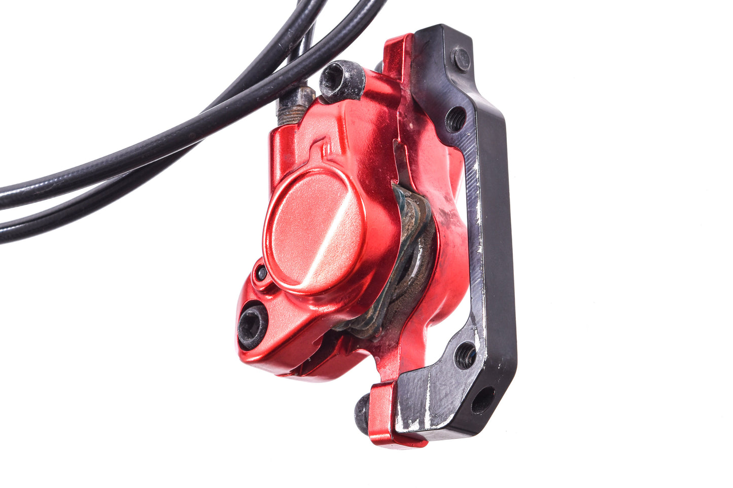 USED Juin Tech DB1 Hydraulic Disc Brake Front & Rear Set Post Mount Red