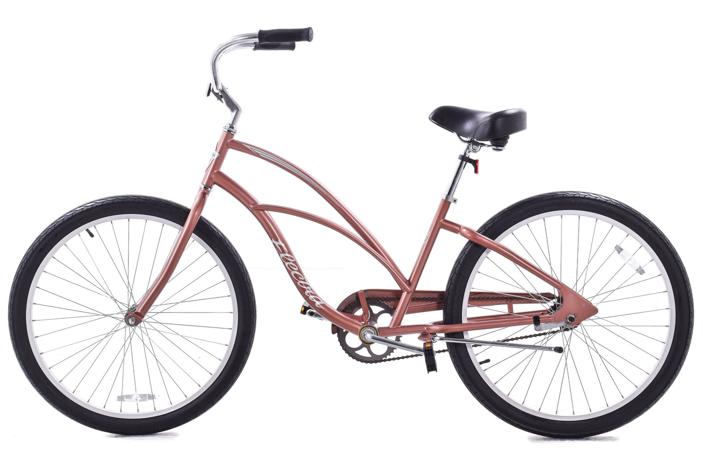 USED Electra Cruiser 1 Single Speed Beach Cruiser 26" Wheel Step Thru Rose Coaster Brake