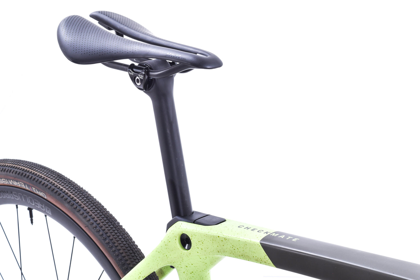 USED 2025 Trek Checkmate SLR 7 AXS Project One Medium Carbon Gravel Bike SRAM Force XPLR D2 1x12 speed Green