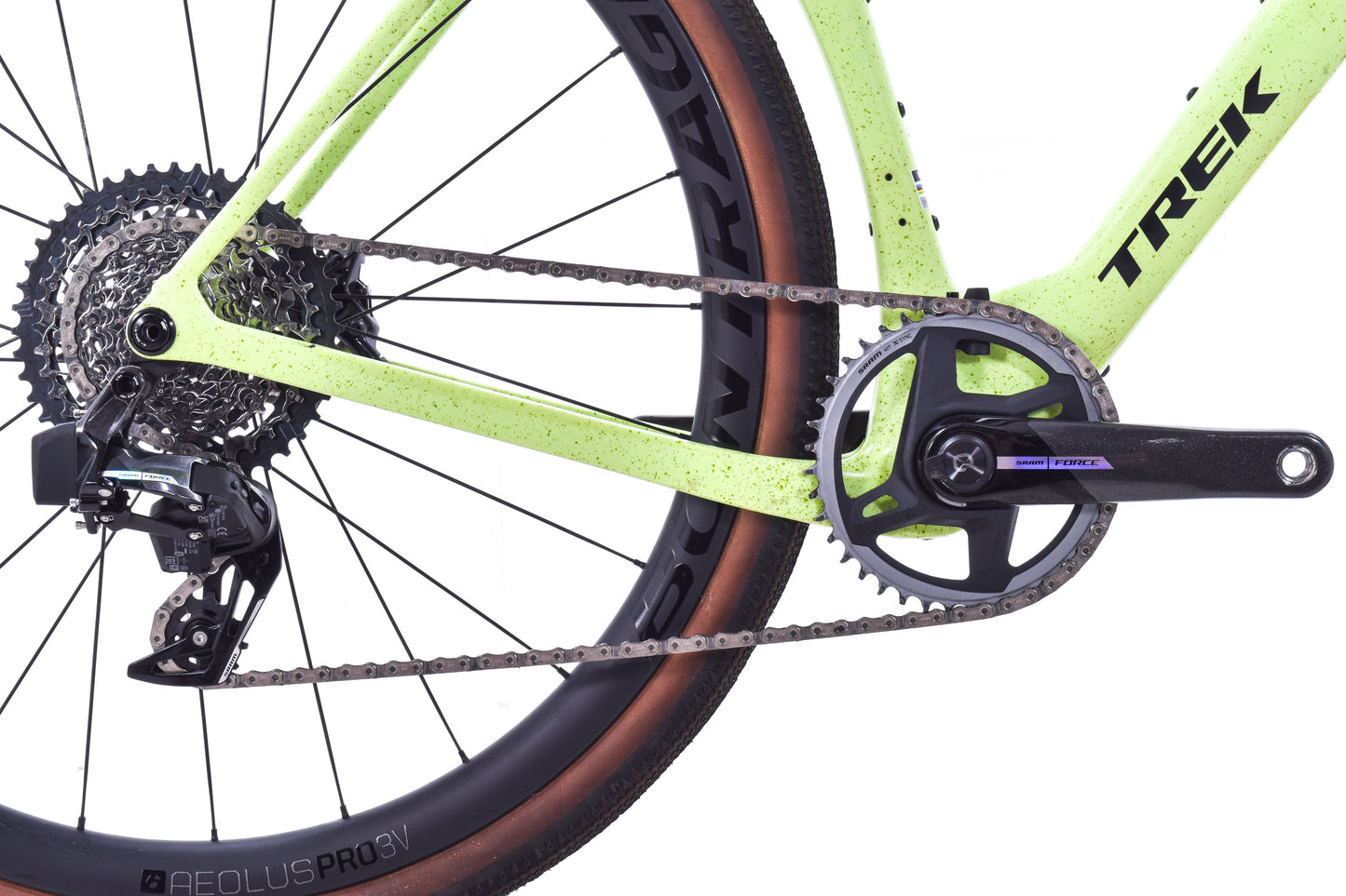 USED 2025 Trek Checkmate SLR 7 AXS Project One Medium Carbon Gravel Bike SRAM Force XPLR D2 1x12 speed Green