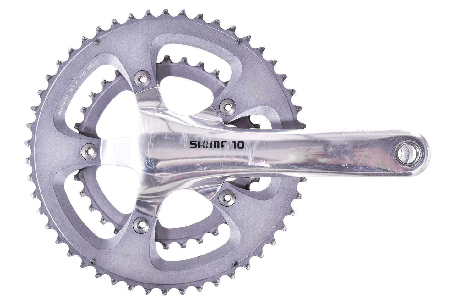 USED Shimano Ultegra 6600 Groupset 2x10 Rim Brake Silver Compact 50/34T (No Shifters)