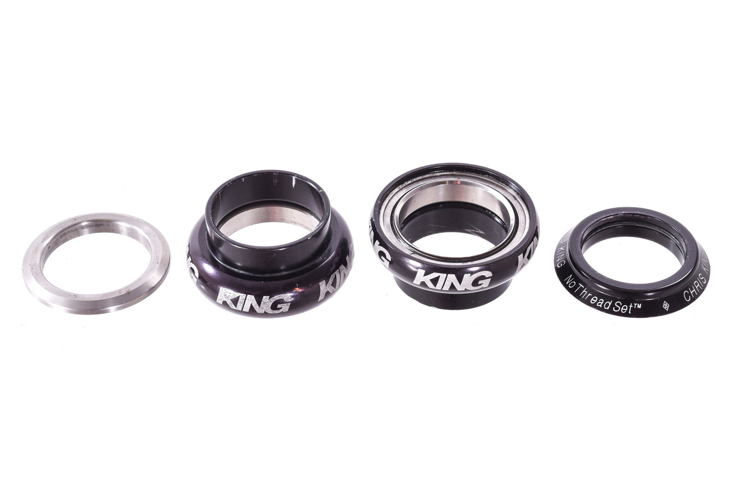 USED Chris King NoThreadSet Headset 1-1/8" Threadless Black EC34