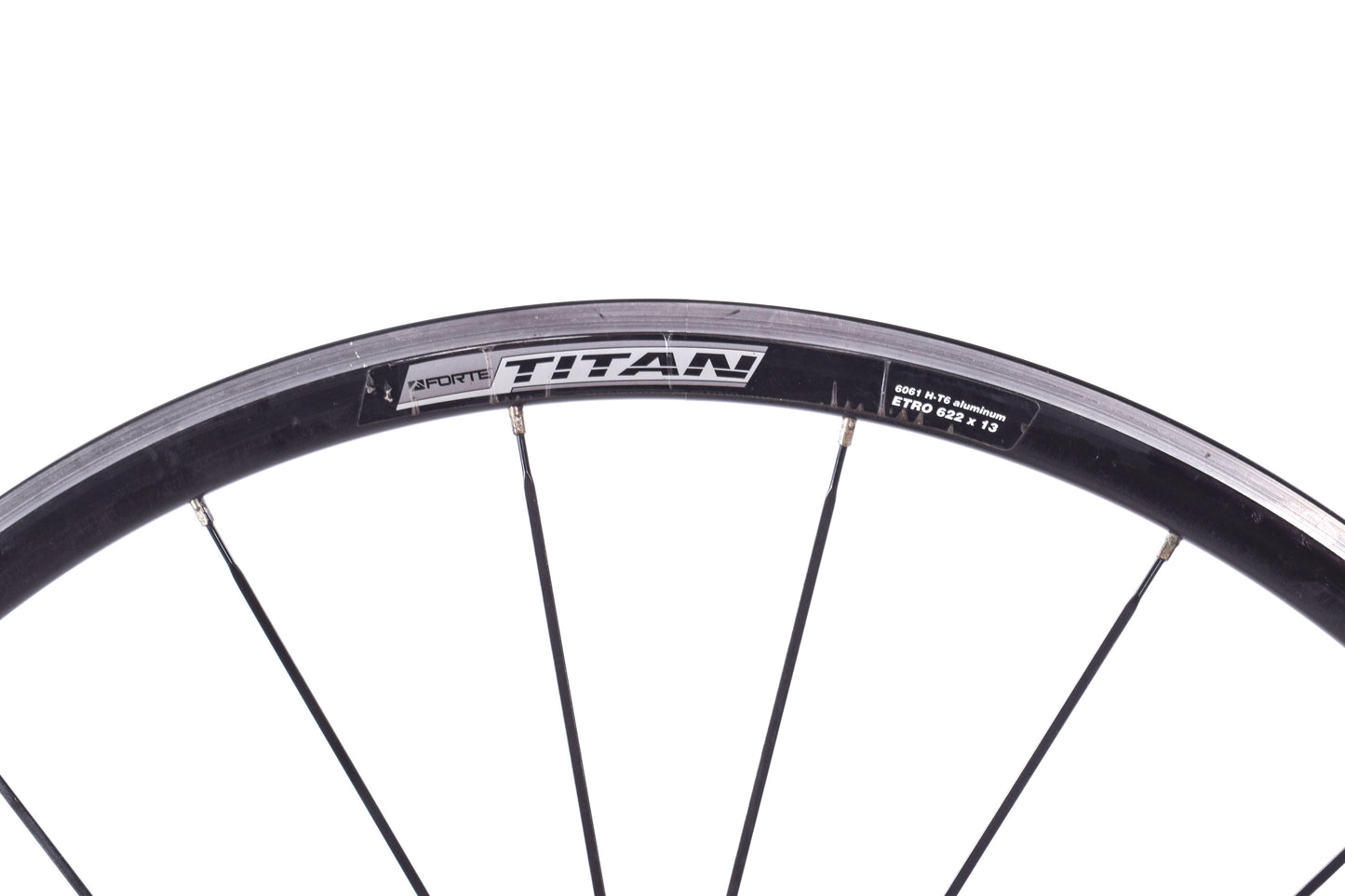 USED Forte Titan Road Wheelset 700c Shimano HG 8/9/10 Rim Brake QR