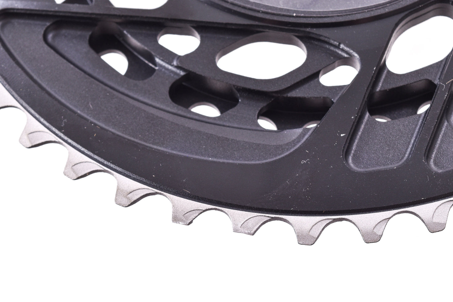 USED SRAM FORCE AXS 2x Power Meter Chainring Kit - 46/33T 2x12 Speed, 8 Bolt Direct Mount