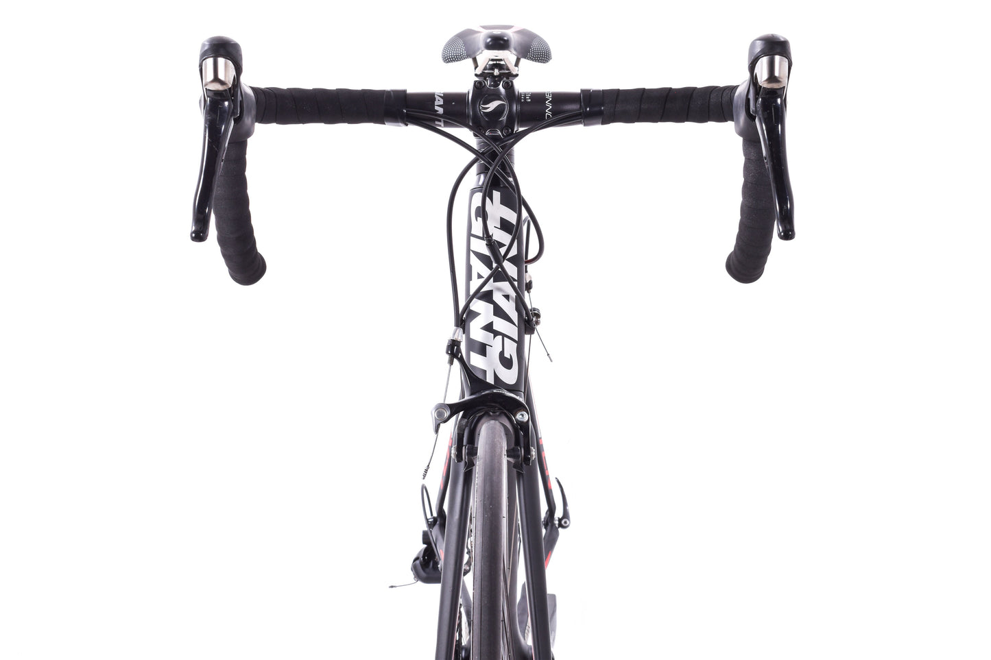 USED 2014 Giant TCR Composite 2 Large Carbon Road Bike Shimano 105 2x10 speed Black