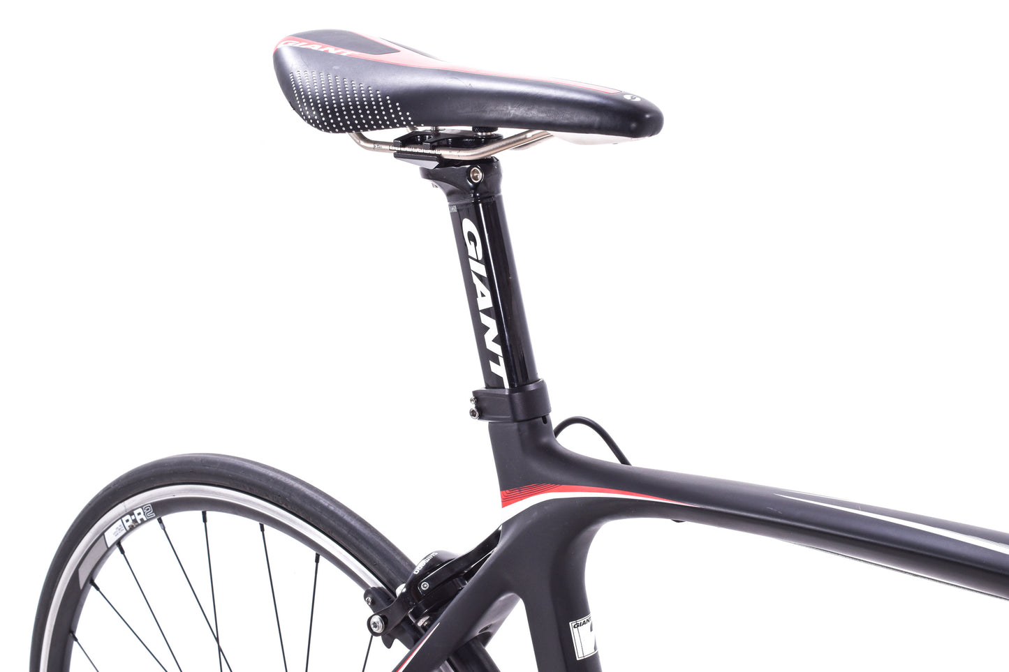 USED 2014 Giant TCR Composite 2 Large Carbon Road Bike Shimano 105 2x10 speed Black