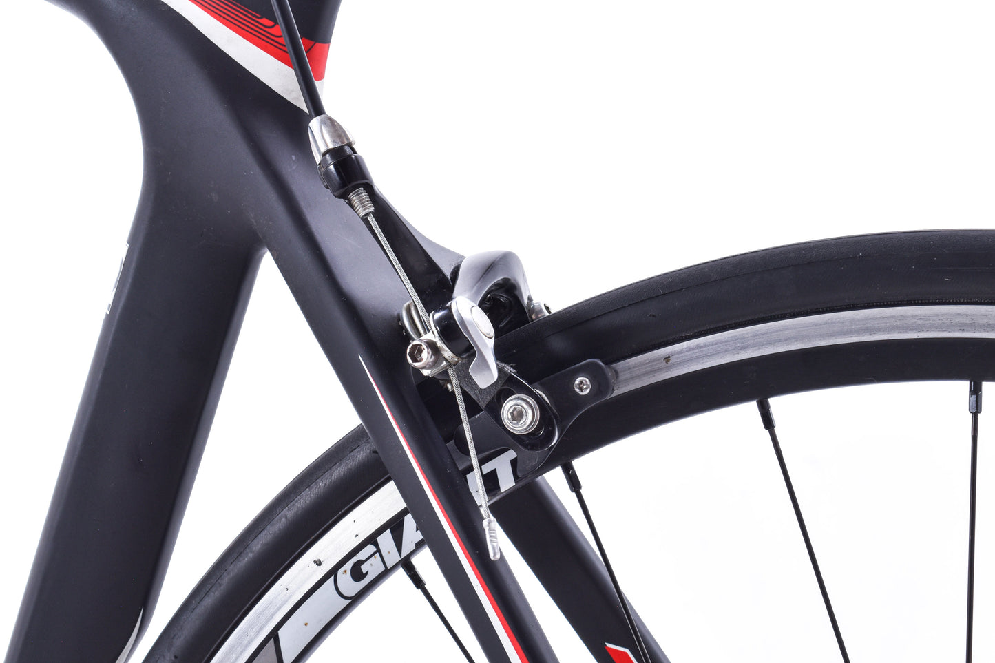 USED 2014 Giant TCR Composite 2 Large Carbon Road Bike Shimano 105 2x10 speed Black