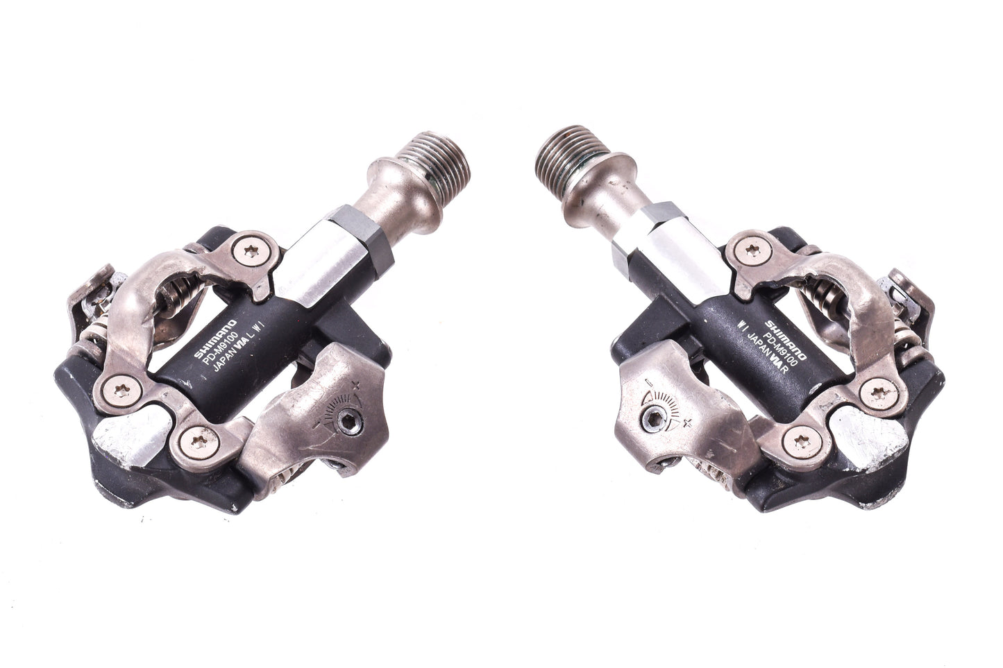 USED Shimano XTR PD-M9100 SPD Clipless Pedals MTB XC Cross Country Race Gravel