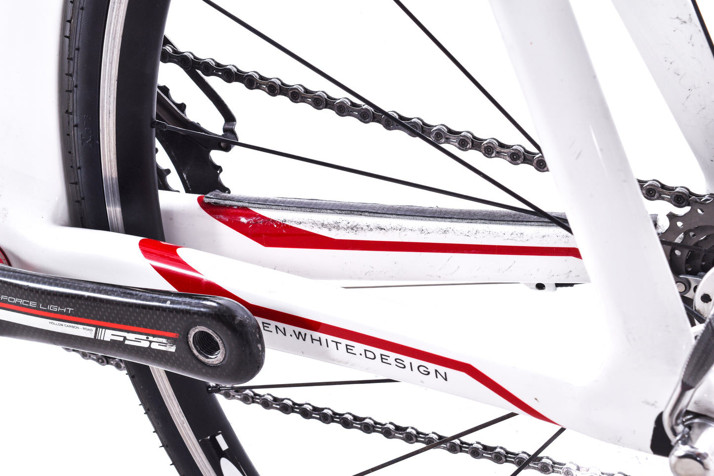 USED Cervelo P3 54cm Carbon Time Trial Bike SRAM Red 2x10 speed White