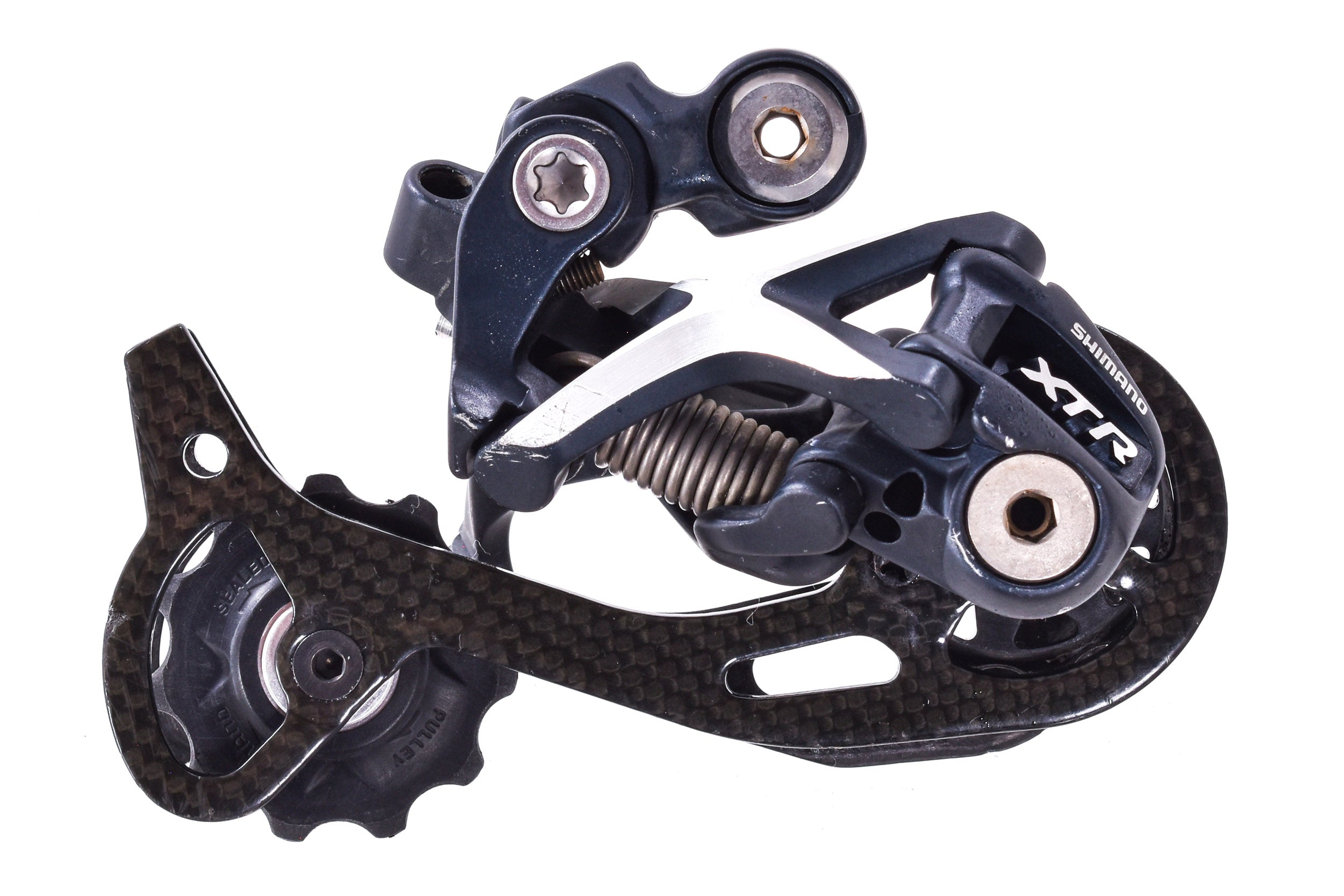 USED Shimano XTR RD-M972-GS Shadow 9 speed Rear Derailleur Medium Carb