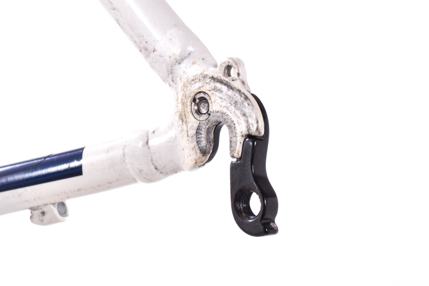 USED Trek Alpha Aluminum One Series 1.5 54cm Frameset w/ Carbon Fork Quick Release Rim Brake White/Blue