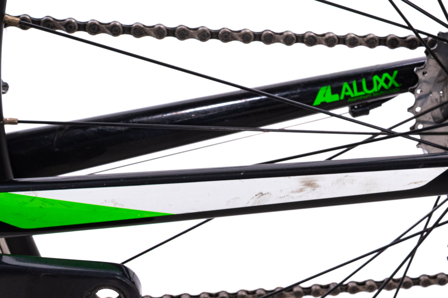 USED Giant Contend 1 Medium Alloy Road Bike Shimano Sora 2x9 Speed Rim Brake Black/Green
