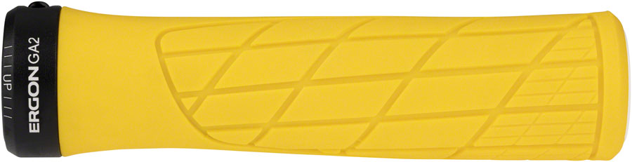 NEW Ergon GA2 Grips - Yellow Mellow, Lock-On