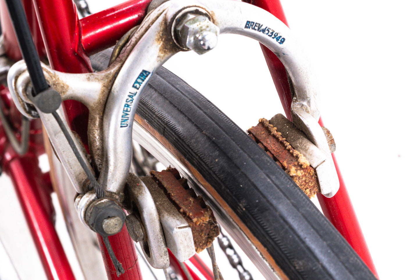 USED AS IS Vintage 1970's Windsor Carrera Lugged Steel Road Bike 23" Suntour 2x5 Speed Red