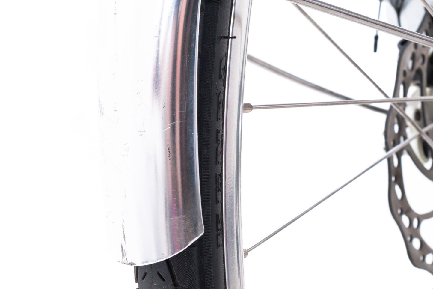 USED Public R18 Disc Steel Hybrid / Commuter Bike Small Shimano Sora 2x9 speed White