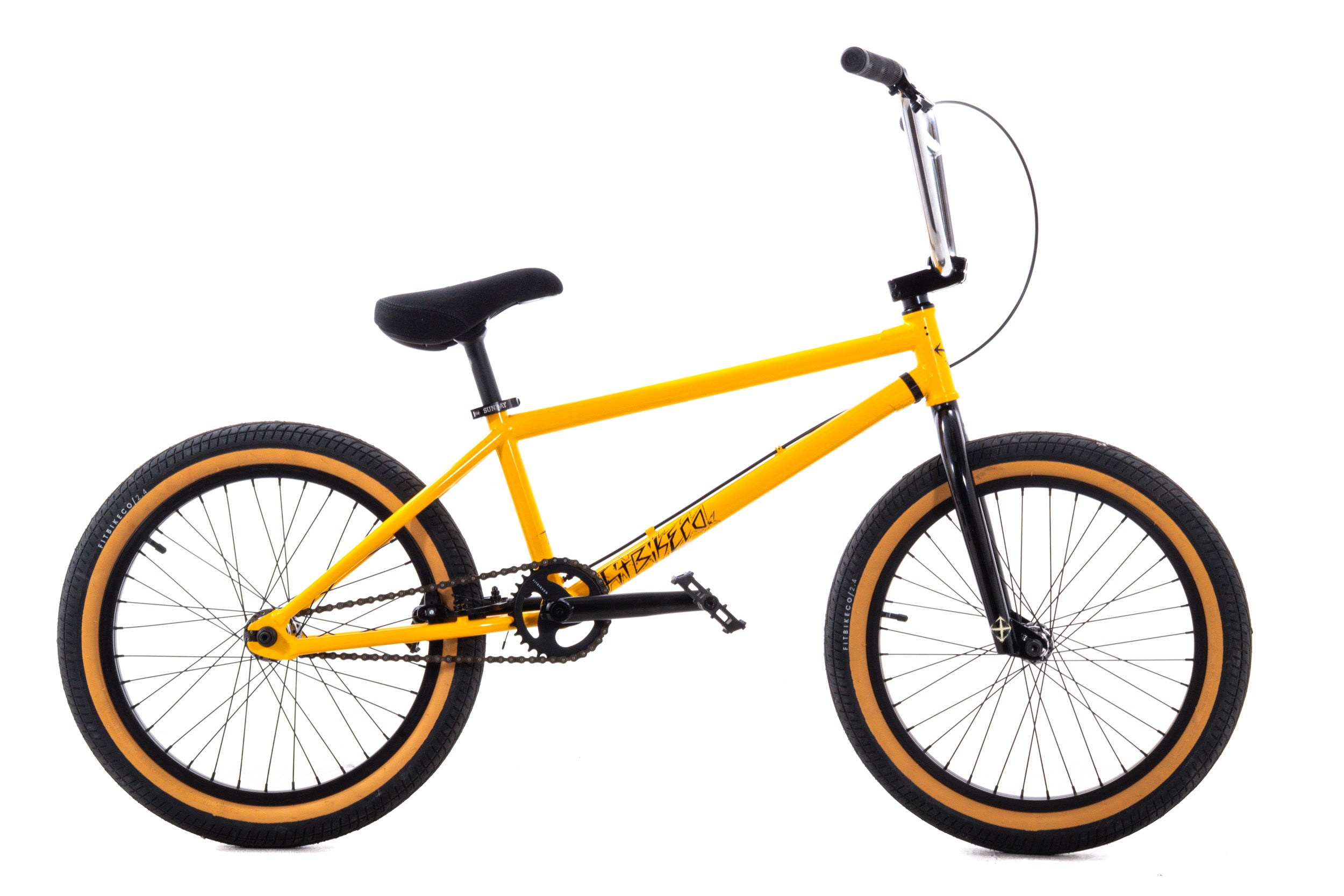 TEAM RALEIGH イエロー パッド　オールドBMX USED Fit Bike Co TRL 2XL All-Terrain BMX Bike Saxon Yellow