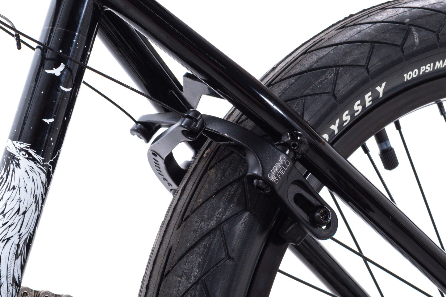 USED Fly Bikes Aire 21.8" BMX Bike Black Larry Edgar Signature