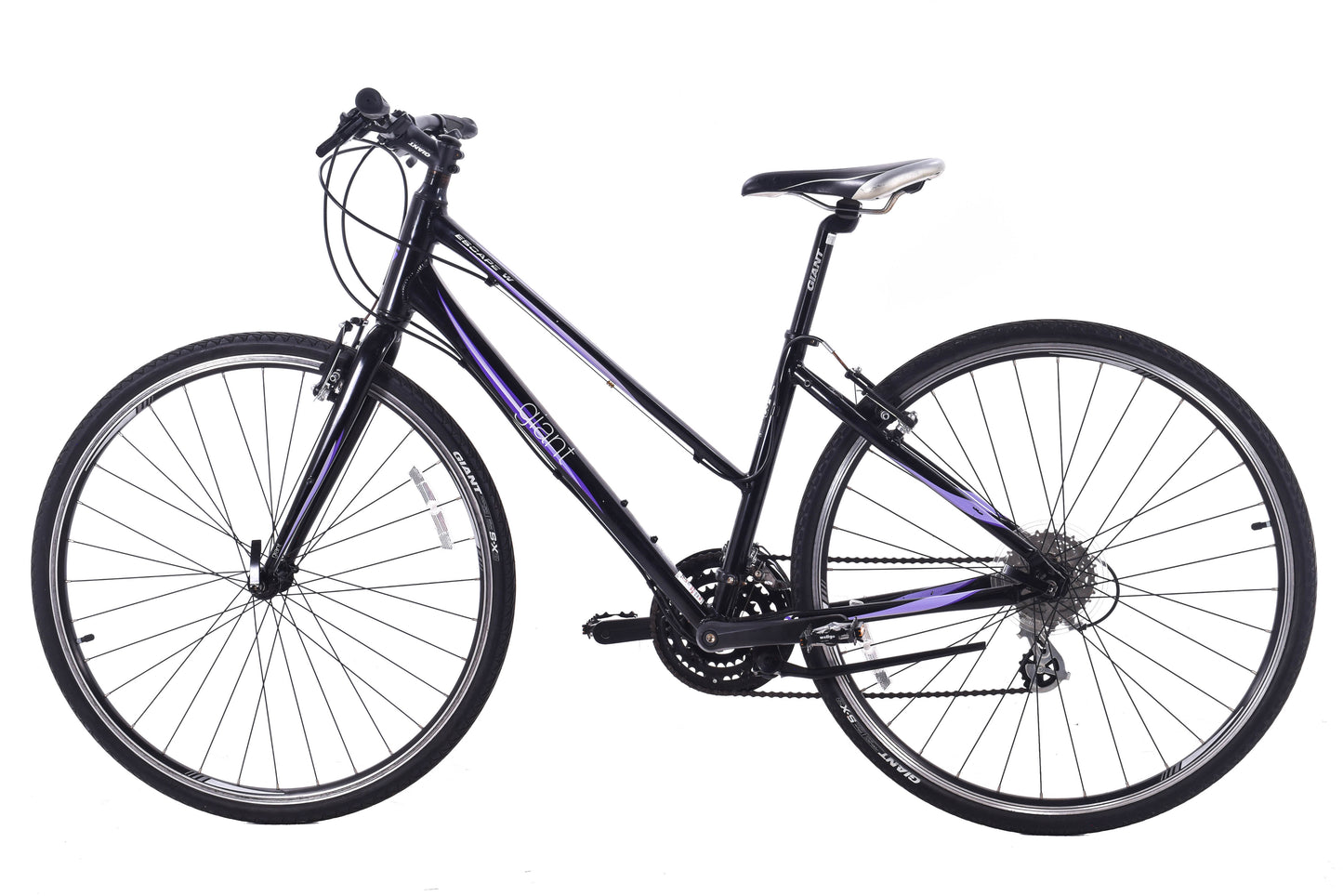 USED Giant Liv Escape Hybrid Bike Small Black/Purple 3x8 speed