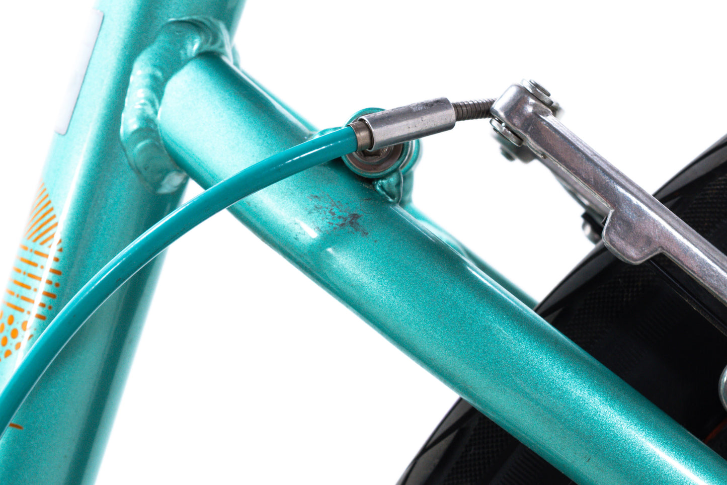 USED Liv Suede Step Thru Medium 7 speed Urban Cruiser Hybrid Bike Metallic Green