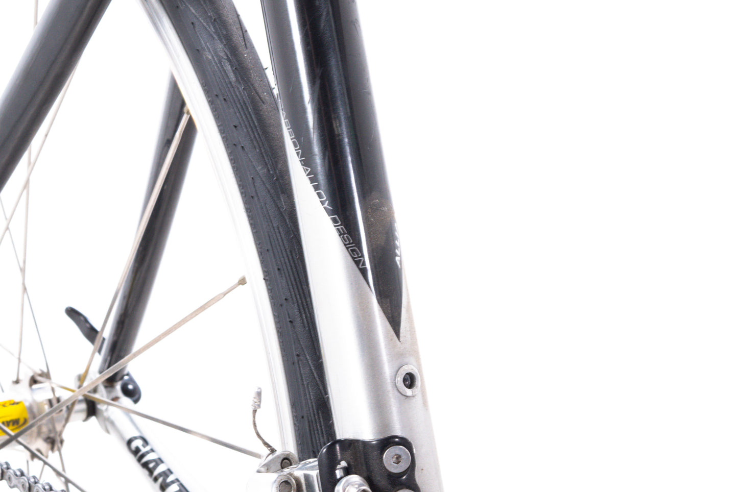 USED 2007 Giant TCR A0 Medium Aluminum/Carbon Road Bike Shimano Ultegra 2x10 speed Blue/Silver