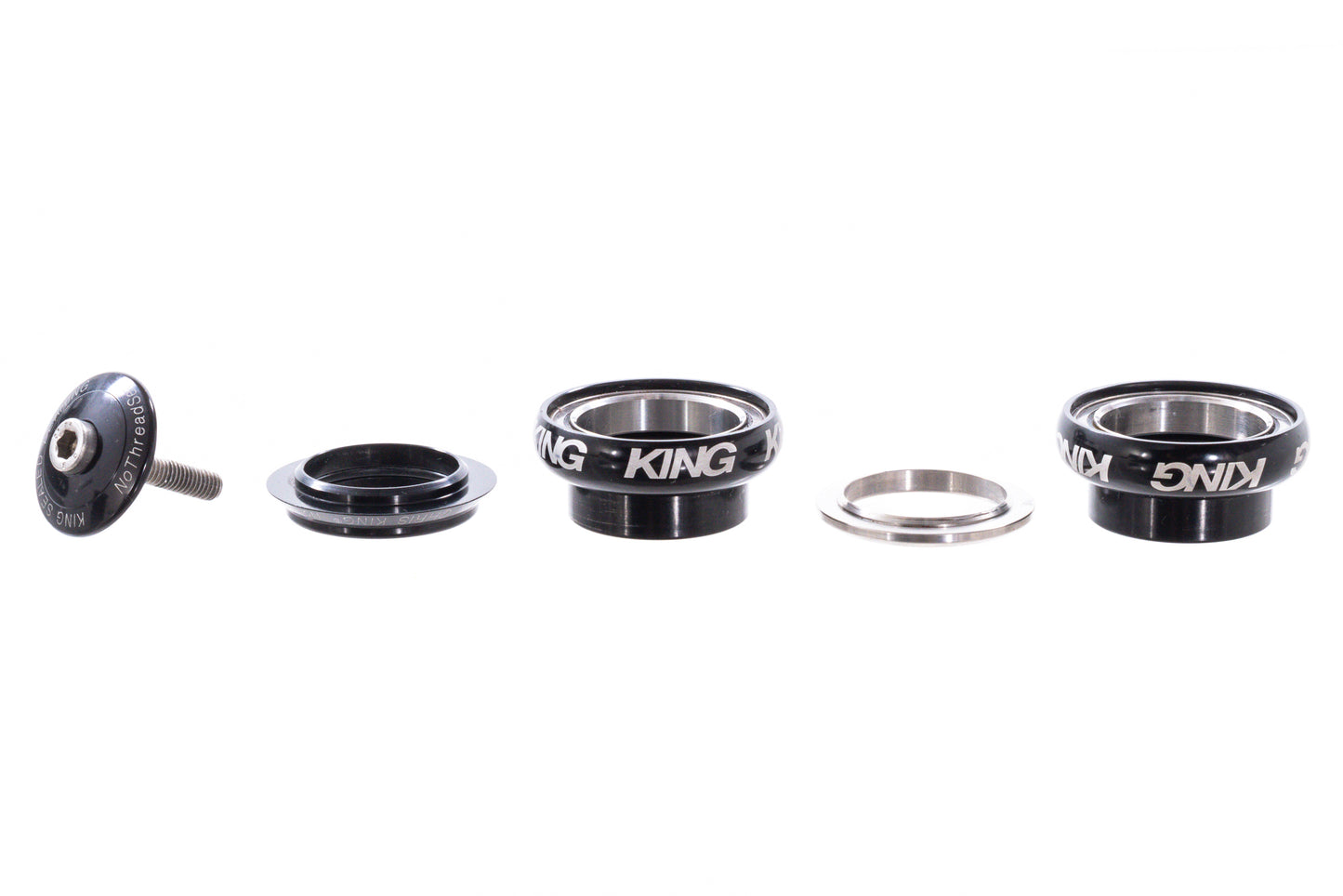 USED Chris King NoThreadSet 1-1/8" Threadless EC34 Headset Black
