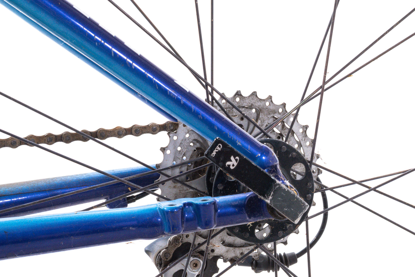 USED Vintage Klein Attitude Alloy XS Mountain Bike 3x9 Speed Shimano Deore Blue Fade 26" - AS IS