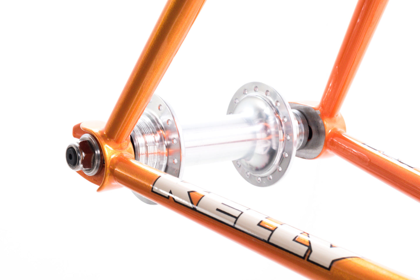 NEW (old stock) Kelly Knobby X 55cm Canti Single Speed Cyclocross Gravel Frame True Temper OX Platinum Steel Orange Made in USA