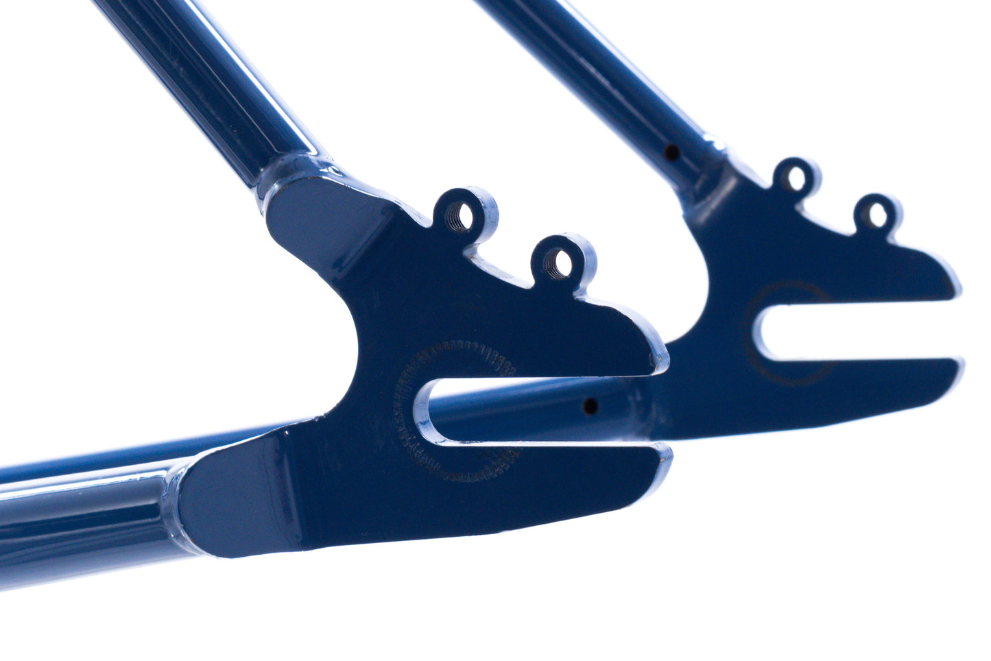 NEW (old stock) IRO Steel Single Speed 52cm Fixed Gear Cyclocross Frame Rim Canti/V-Brake Blue