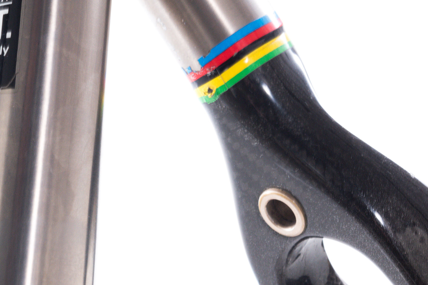 USED 2005 Litespeed Ultimate 55cm Titanium/Carbon Road Bike Frame Rim Brake Quick Release