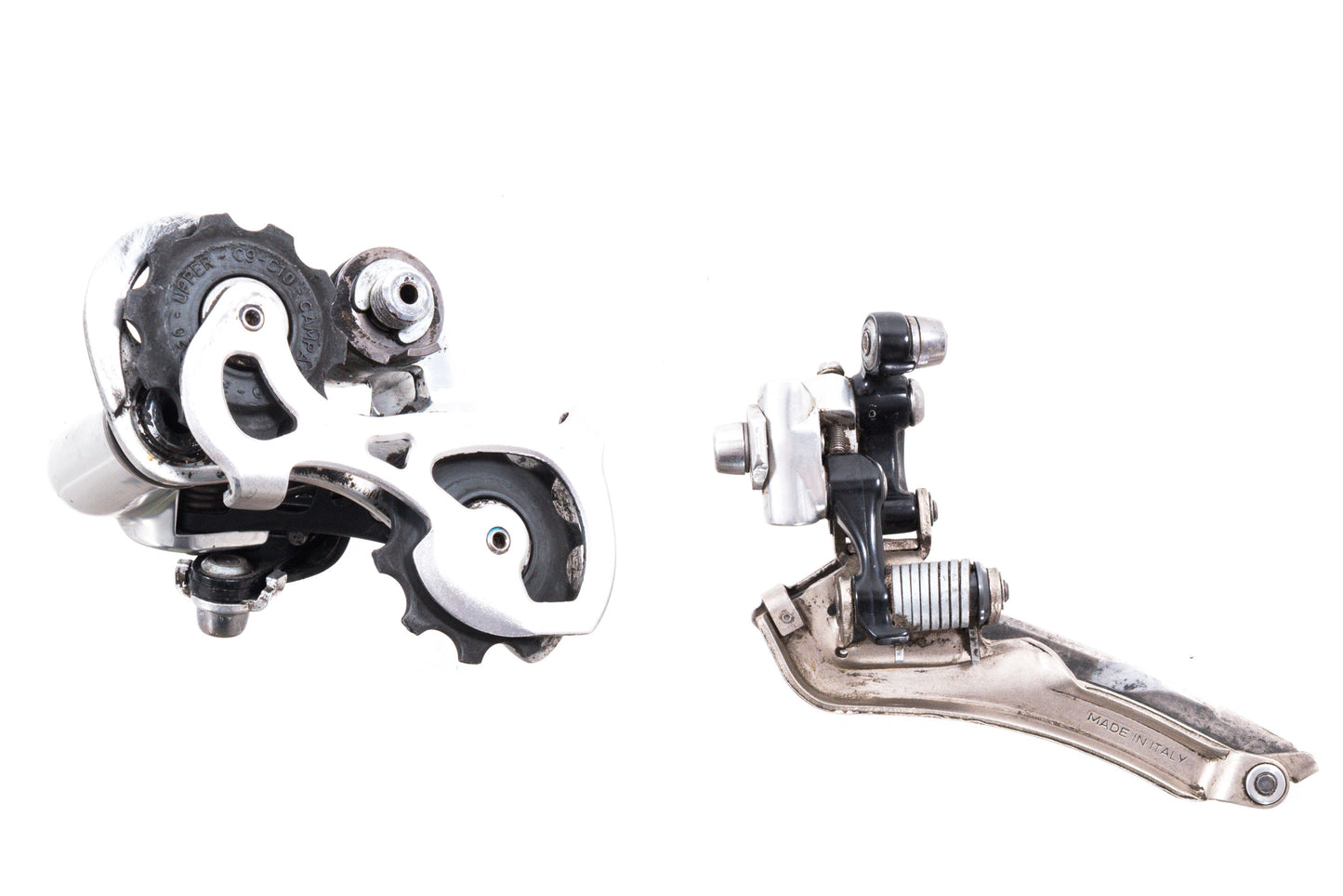USED Campagnolo Chorus 2x10 speed Road Groupset Shifters, Derailleurs, 170mm 53/39T Crankset