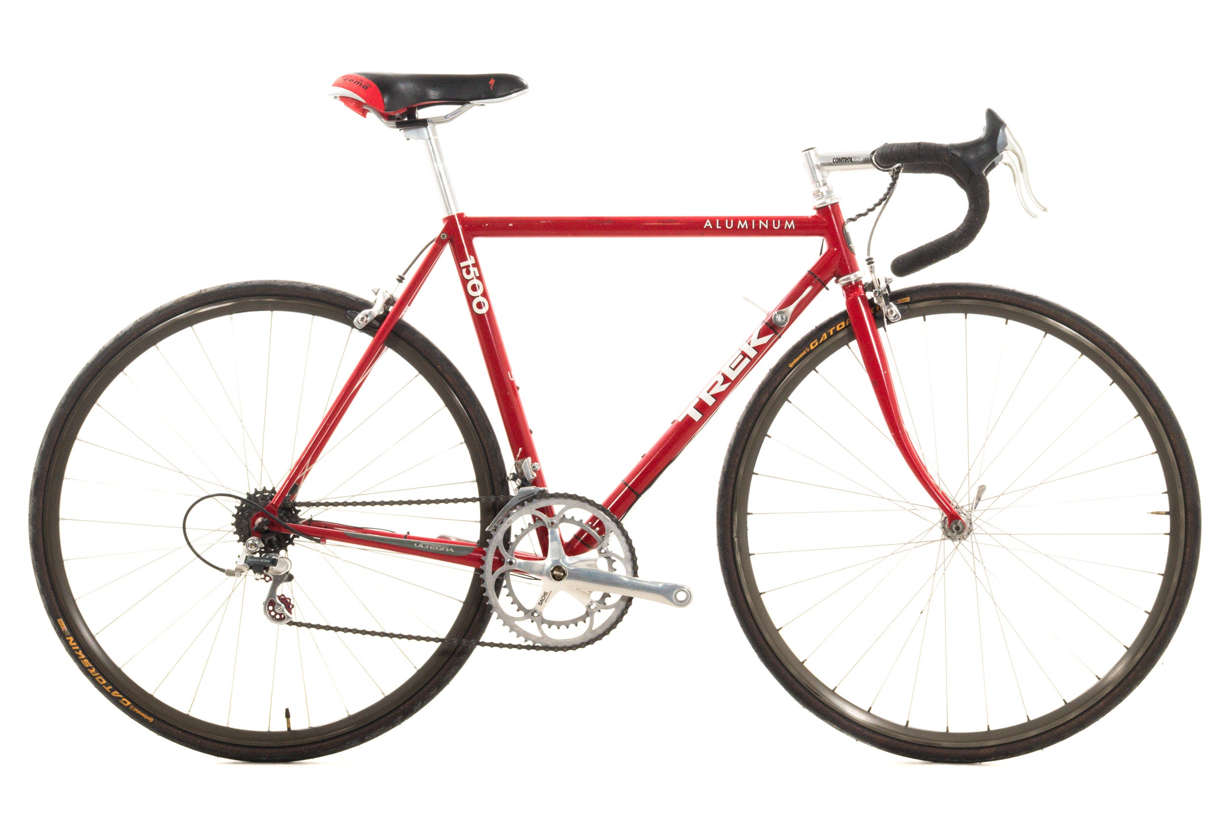 USED Vintage 1990 Trek 1500 52cm Aluminum Road Bike Shimano 105 Red
