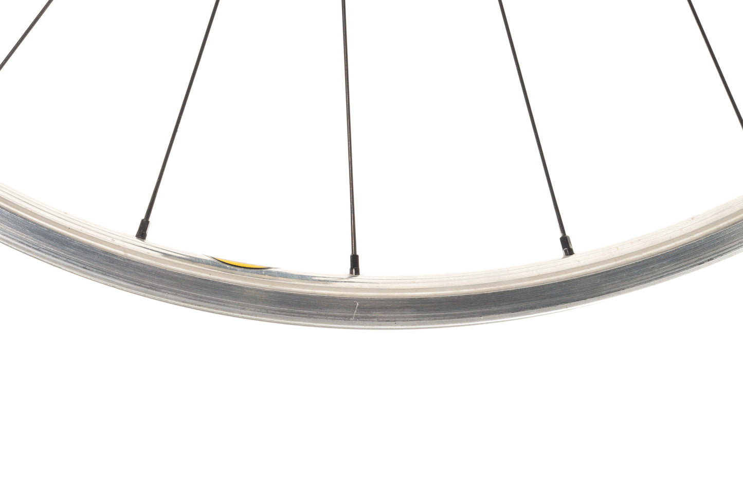 USED Real Design Ultra Fly 700C Ultra Light Alloy Clincher Wheelset Rim Brake QR 10 speed 1430g Silver